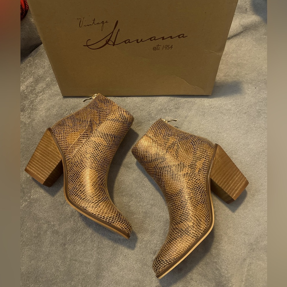 ❤️‍🔥Vintage Havana Rook Bootie❤️‍🔥